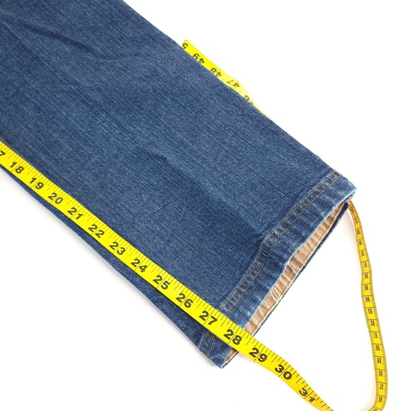 Duluth Trading Flex Ballroom Jeans Mens 36x28 Blue Denim Relaxed Fit - Picture 8 of 12